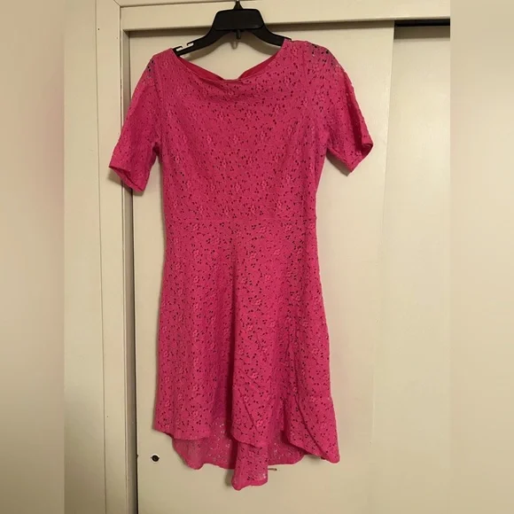 Betsey Johnson | Dresses | Gorgeous High Low Betsey Johnson Pink Lace Dress  | Poshmark